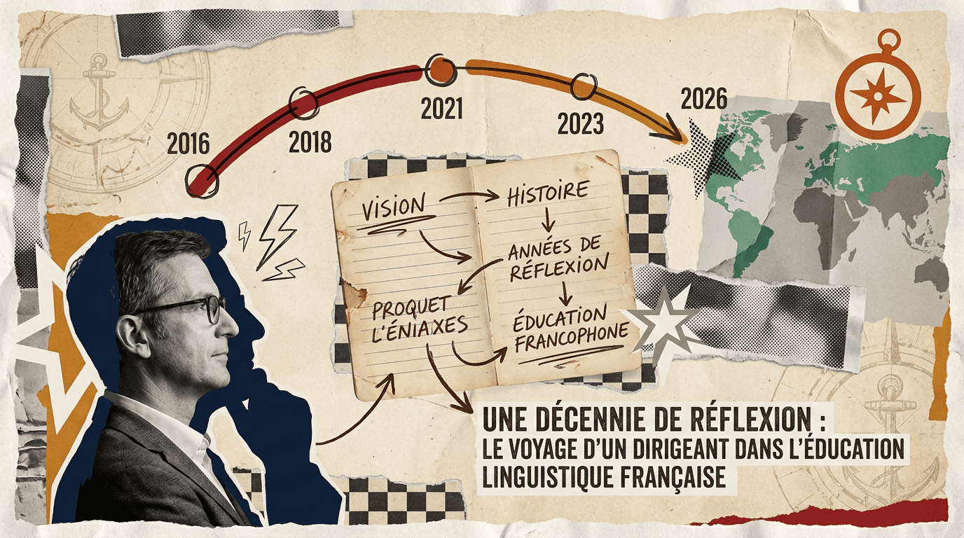 Dix ans à la tête d'un groupe d'écoles : ce que la résilience du FLE m'a appris des cycles politiques