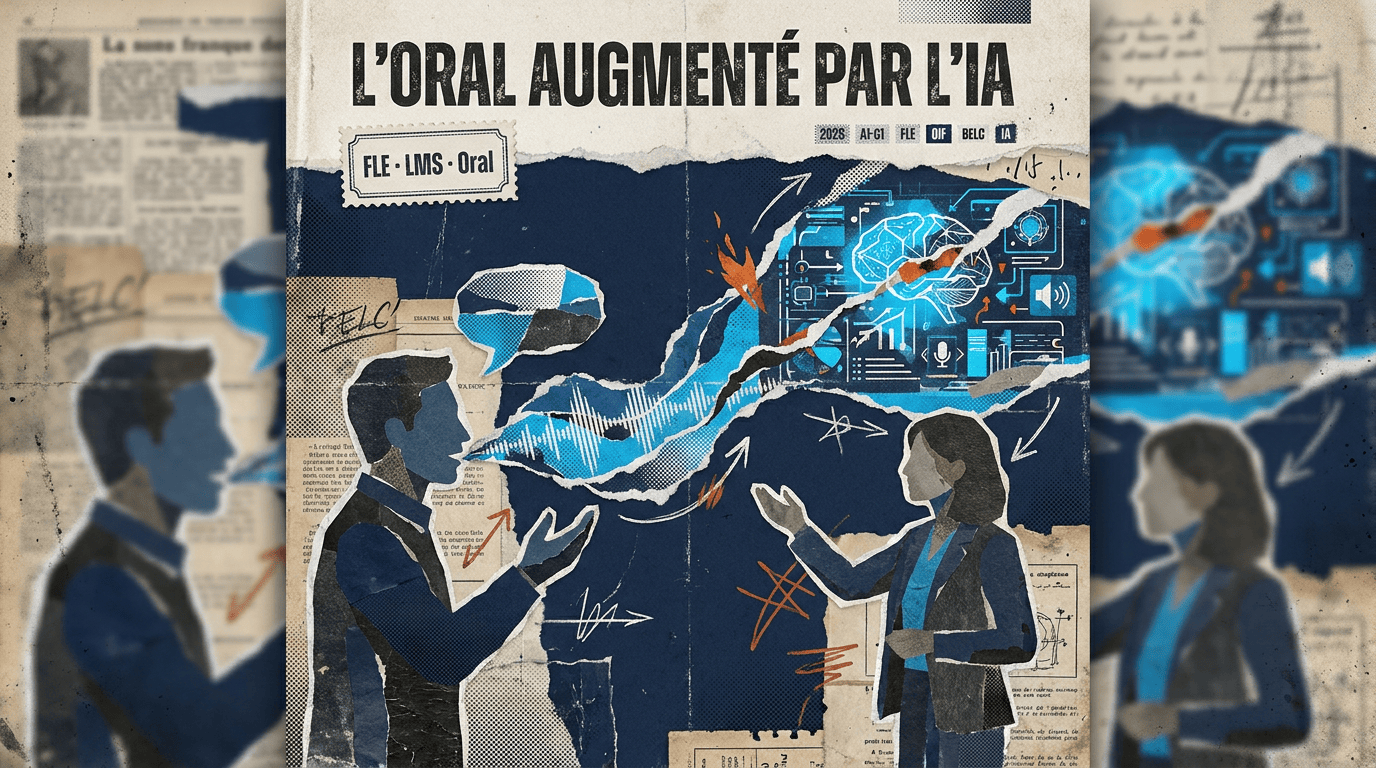 L'oral, nouvelle frontière de l'IA en FLE (et du LMS de demain)