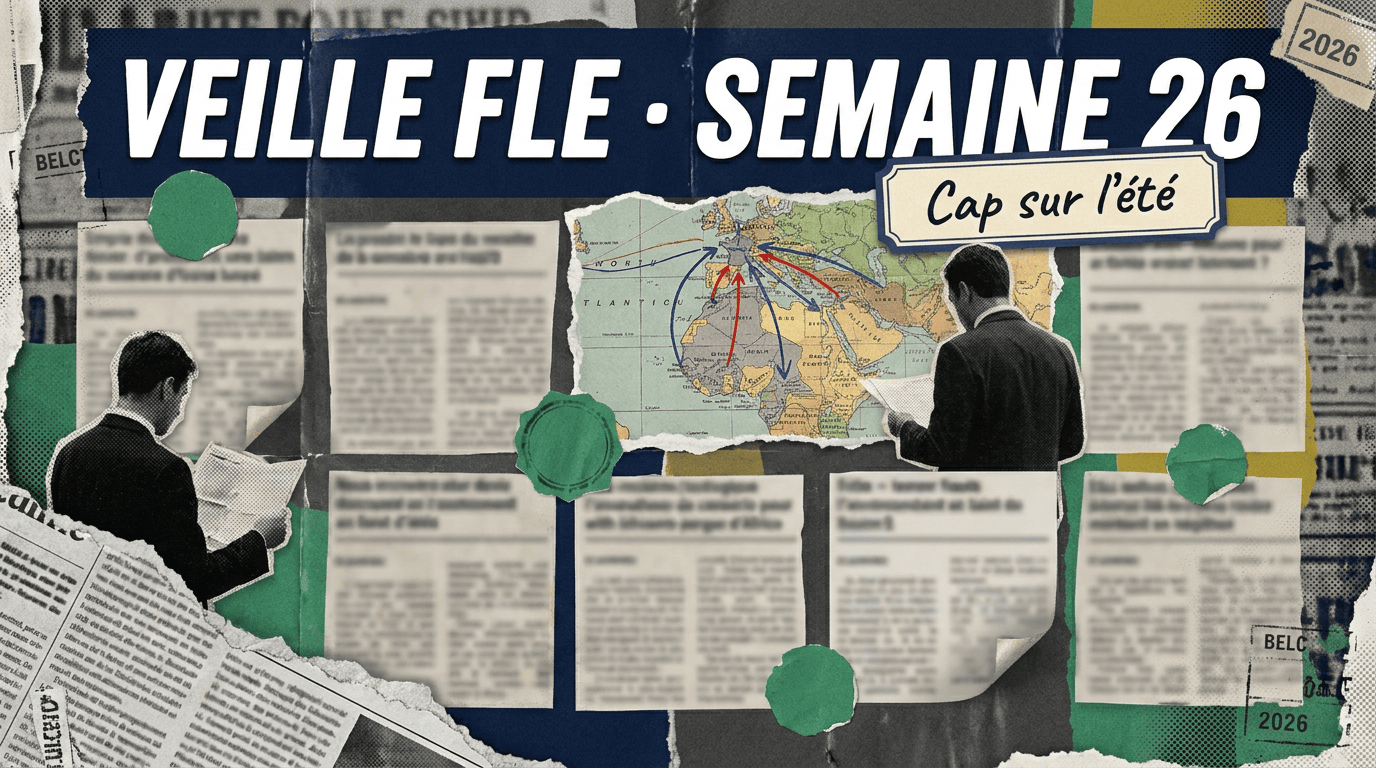 Veille FLE — semaine 26 : BELC imminent, rapport OIF et cap sur l'été