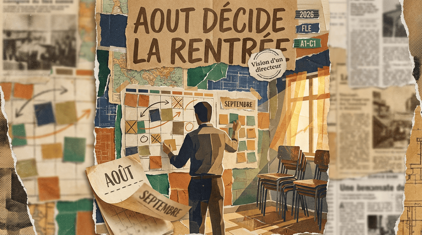 Août, le mois où se joue vraiment la rentrée du FLE