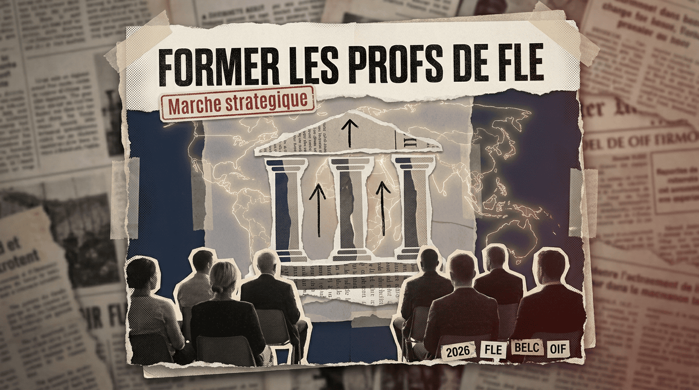Former les profs de FLE : le marché invisible qui décide de tout
