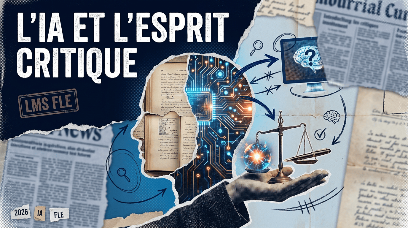 IA générative en FLE : et si le LMS formait aussi l'esprit critique ?