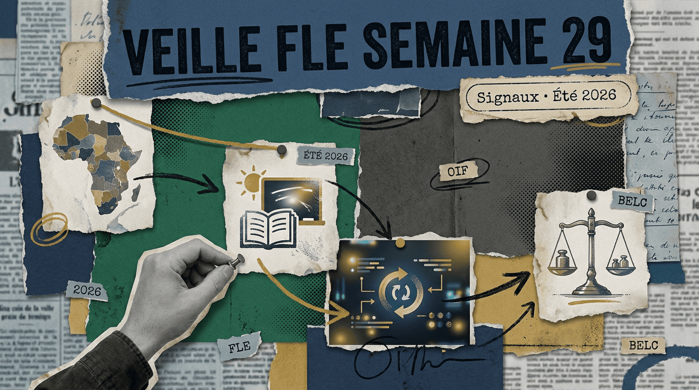 Veille FLE semaine 29 : RDC, BELC, IA et souveraineté
