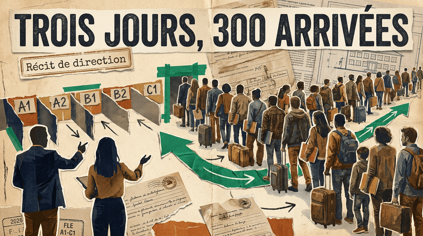 La rentrée où 300 étudiants sont arrivés en trois jours