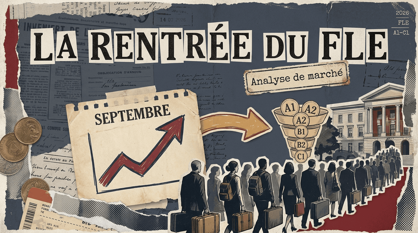 Rentrée universitaire : le pic invisible du marché du FLE